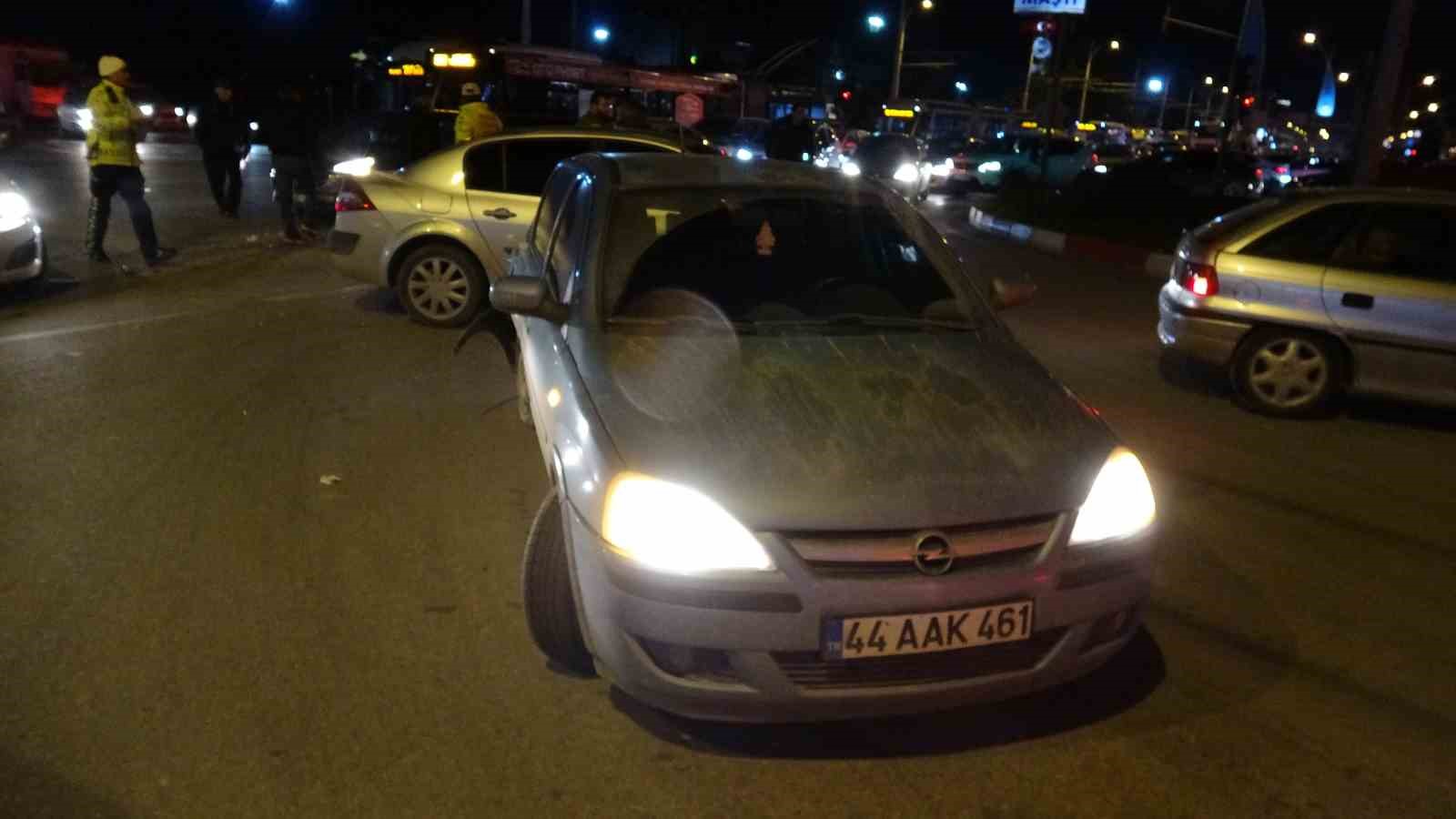 Malatya’da zincirleme kaza: 2 yaralı