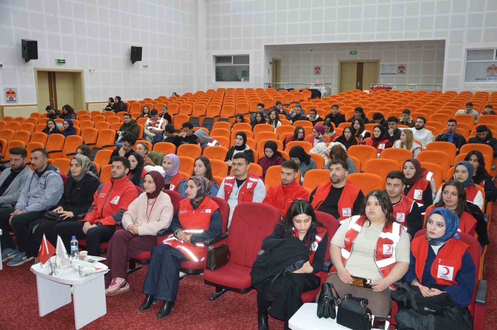 Havza’da Kızılay Gençlik Buluşması