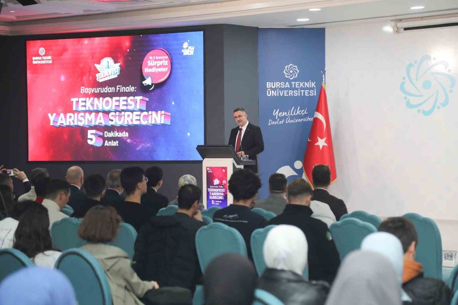 BT&Uuml;&rsquo;de "5 Dakikada TEKNOFEST" heyecanı
