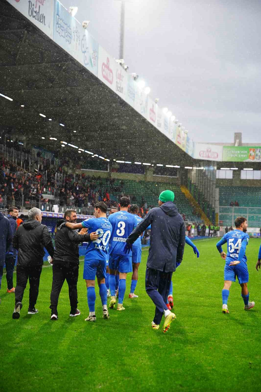 Trendyol S&uuml;per Lig: &Ccedil;aykur Rizespor: 3 - Ey&uuml;pspor: 0 (Ma&ccedil; sonucu)
