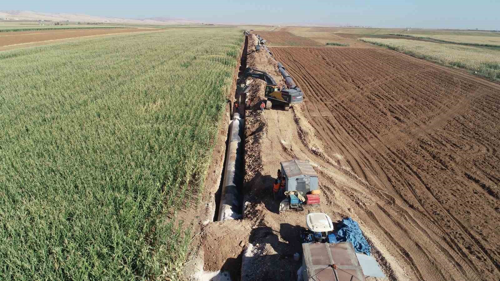 Mardin&rsquo;de 2. kademe i&ccedil;me suyu isale hattında &ccedil;alışmalar devam ediyor

