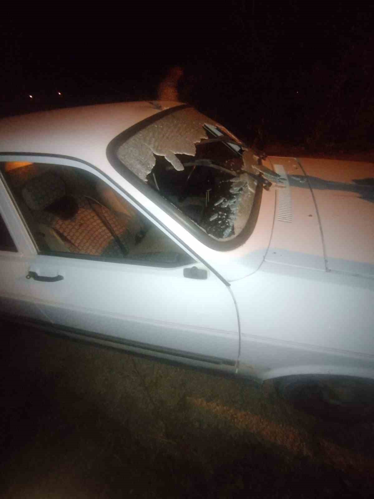 Yolun karşısına geçmek isterken otomobil çarptı: 1 yaralı