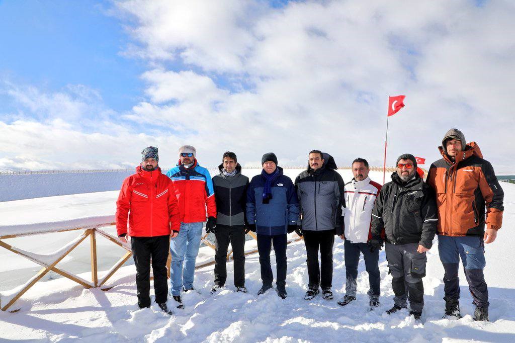 Sarıkamış’ta suni karlama sistemleri test ediliyor