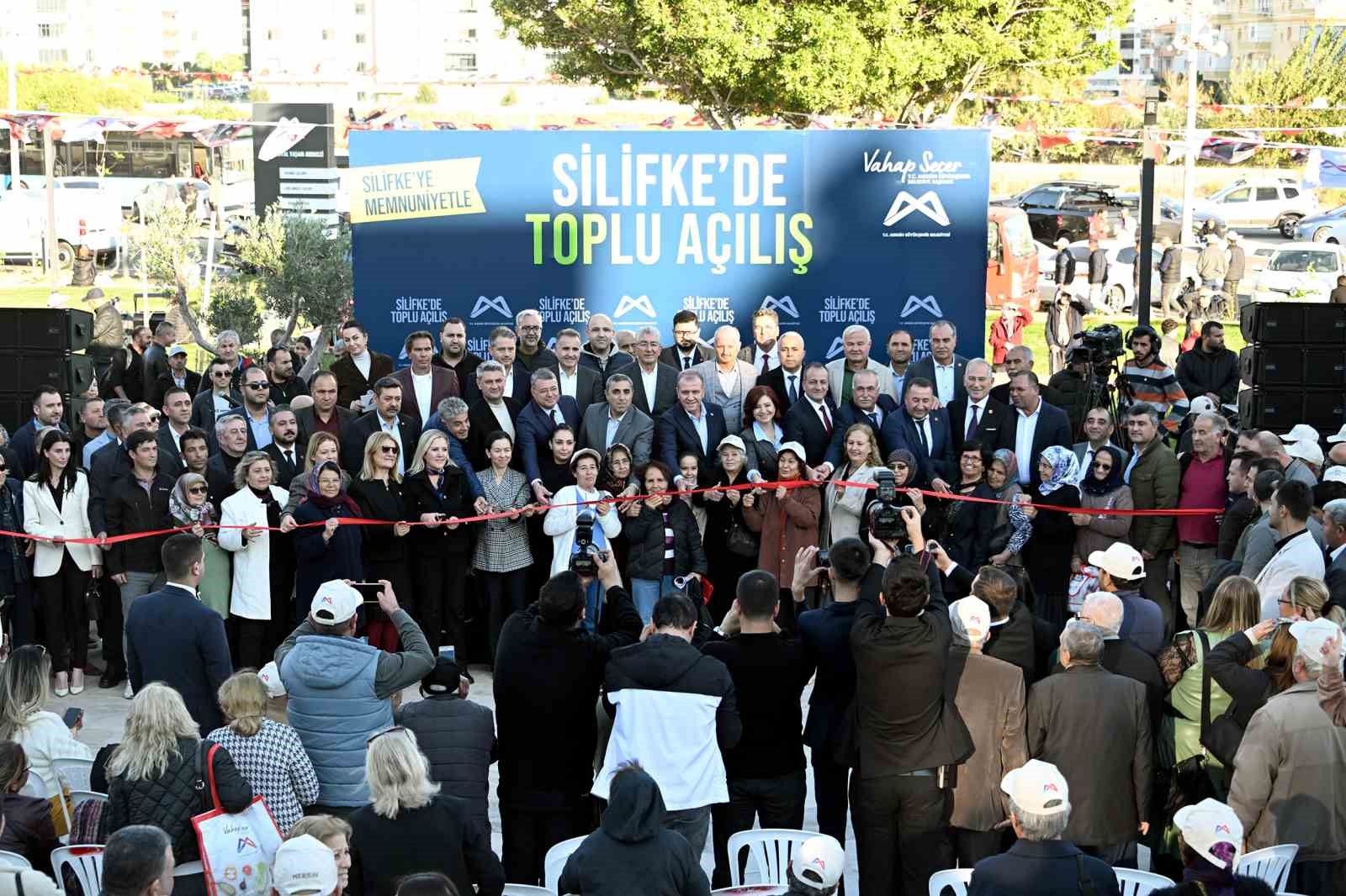 Silifke’de 3 projenin toplu açılışı yapıldı