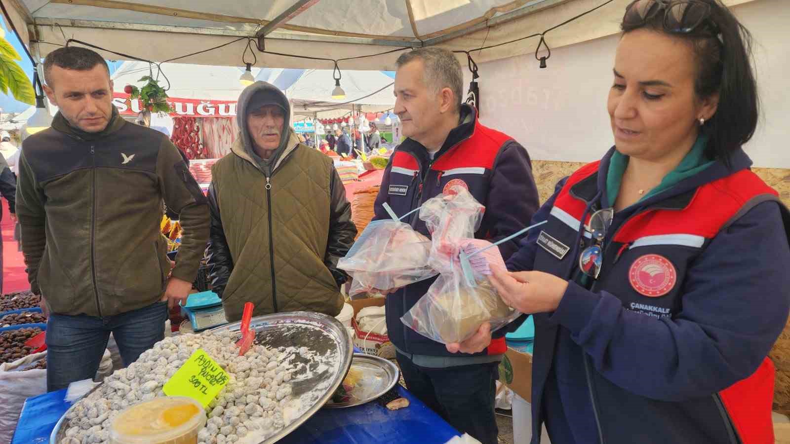 Çanakkale’de yöresel ürün festivalinde gıda denetimi