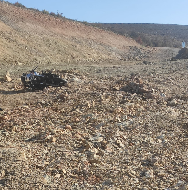 İzmirli motosiklet sürücüsü Demirci yolunda hayatını kaybetti