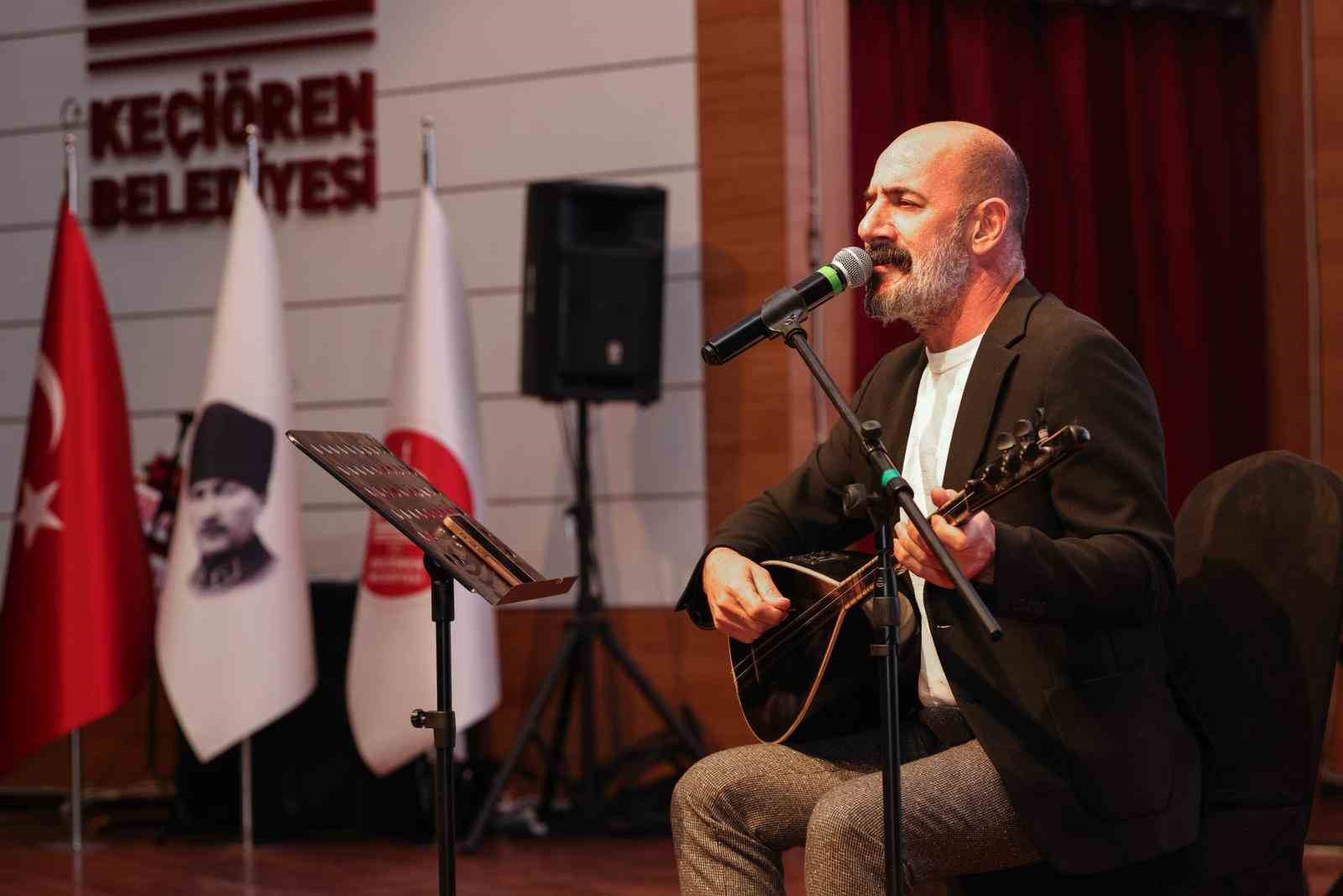 Halk Ozanı Ali Kızıltuğ, Keçiören’de türkülerle anıldı