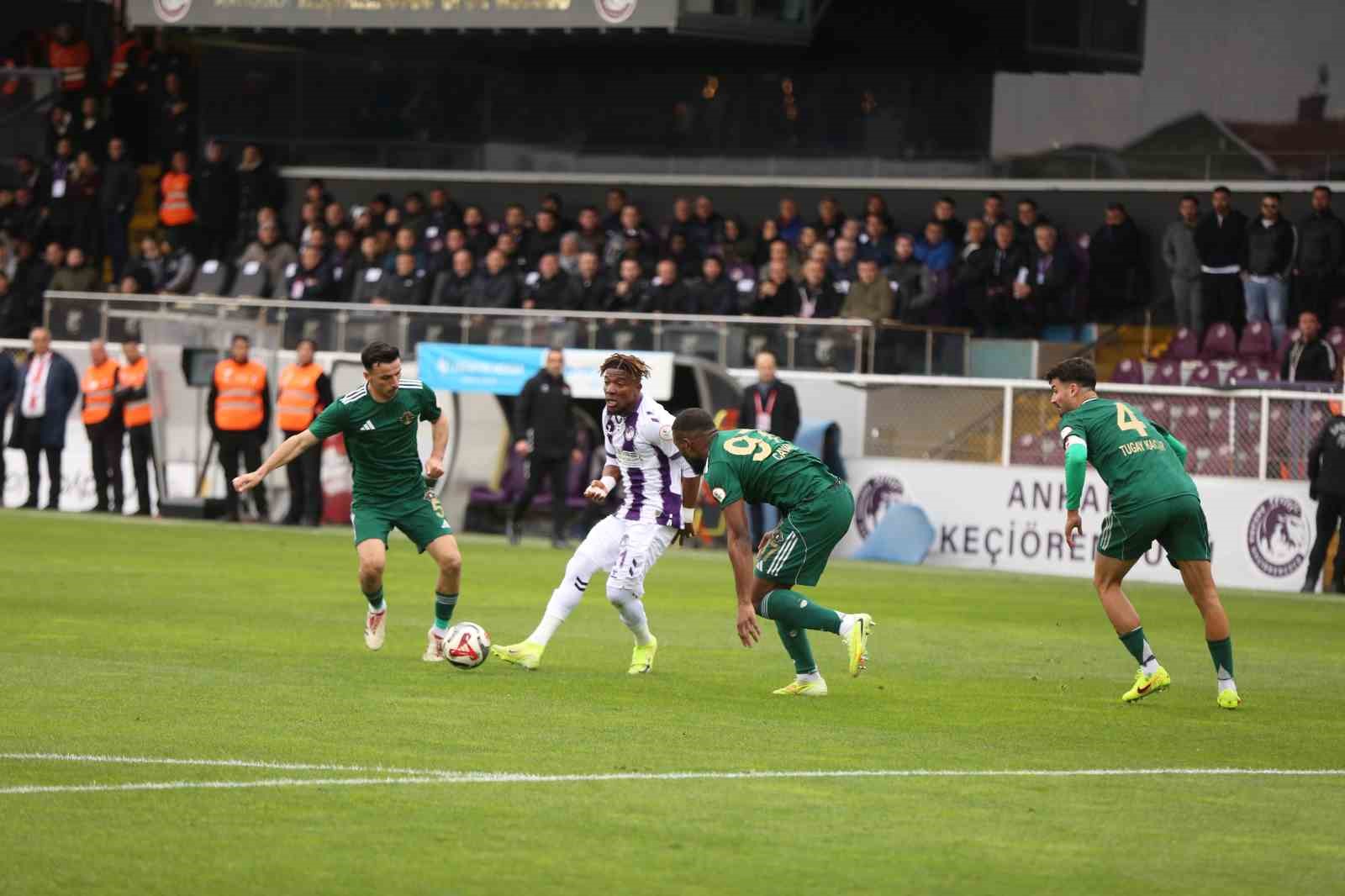 Trendyol 1. Lig: Ankara Keçiörengücü: 1- Esenler Erokspor: 1