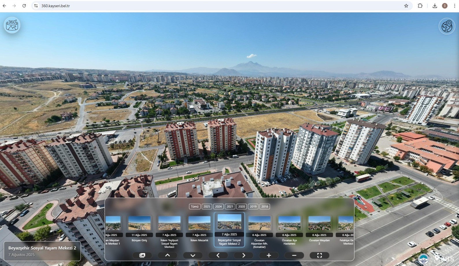 &rsquo;360 KAYSERİ&rsquo; yayında
