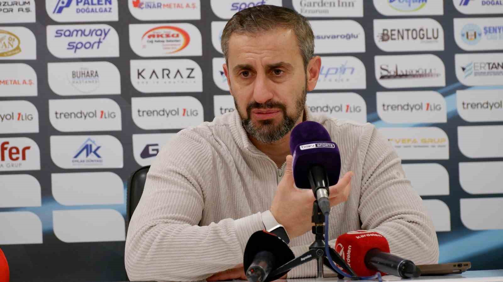 Serkan Özbalta: "Beni memnun eden şey oyuncuların pes etmemesiydi"