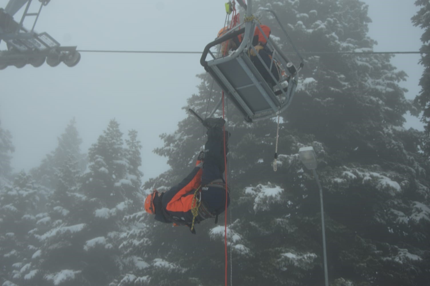 Uludağ’daki tatbikat gerçeği aratmadı