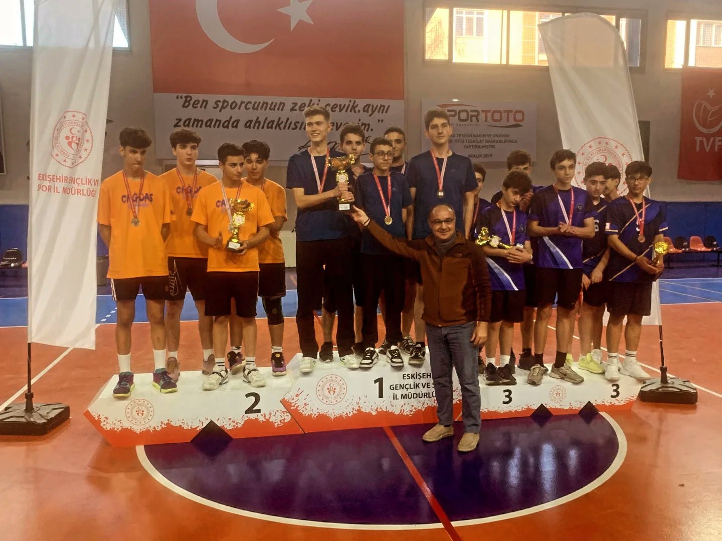 Okul Sporları Gençler İl Birinciliği müsabakaları sona erdi