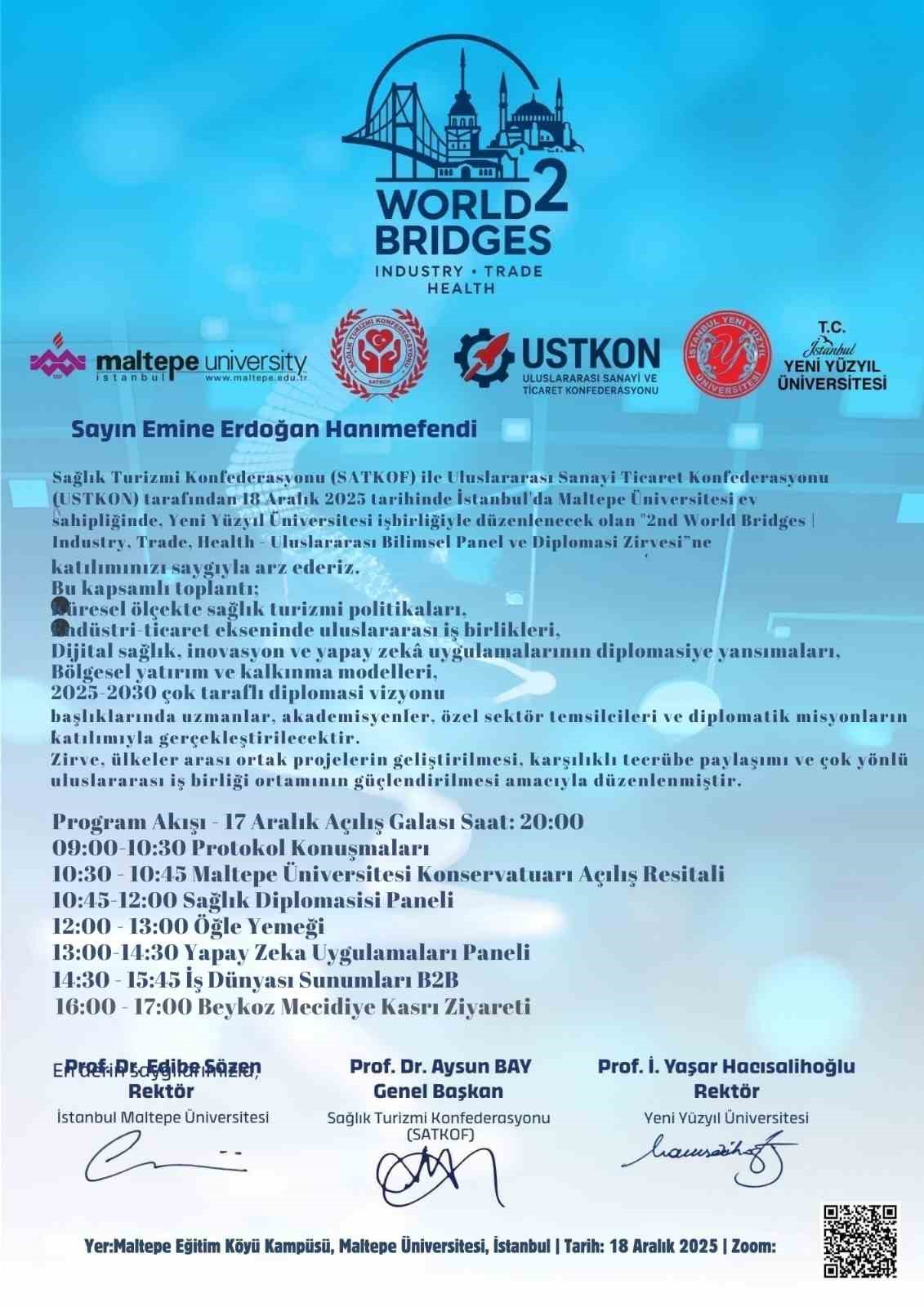 Uluslararası Bilimsel Panel ve Diplomasi Zirvesi İstanbul’da düzenlenecek