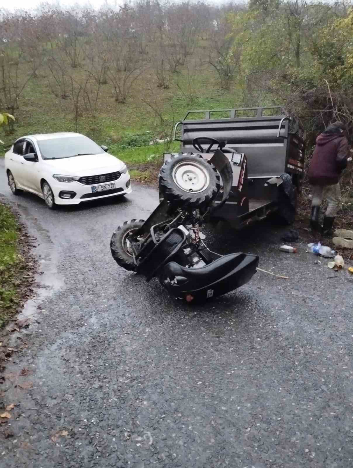 Alaplı’da pat pat kazası: 2 yaralı