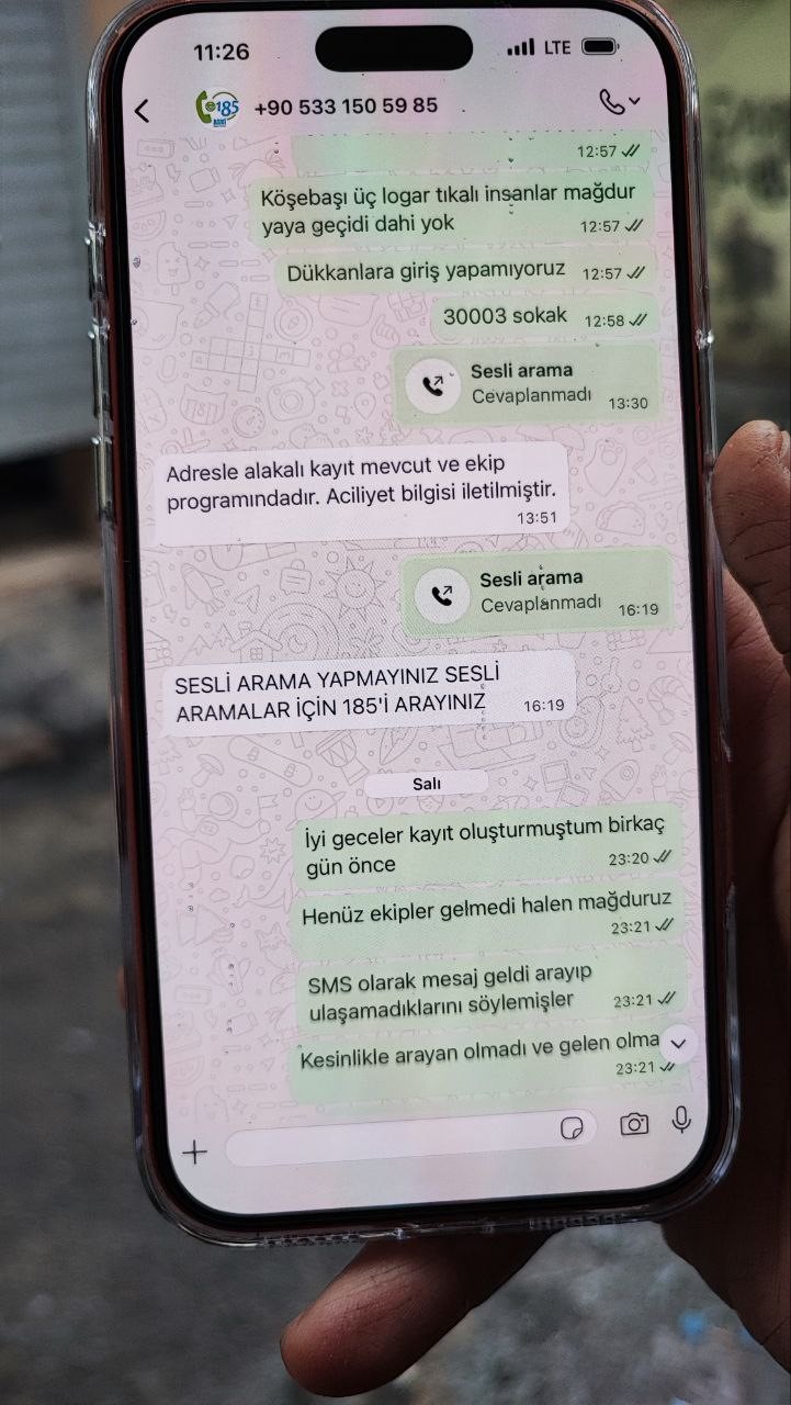 Adana’da esnaf kanalizasyon sorununun bir türlü çözülmemesine tepkili