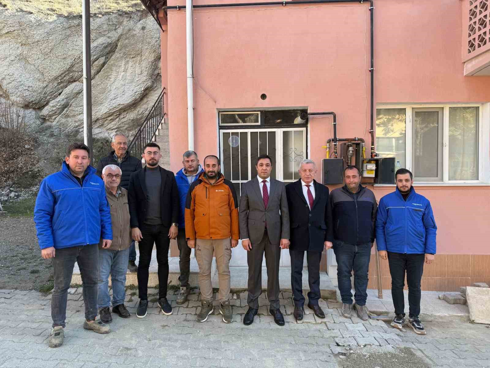 Şaphane doğalgaza kavuştu