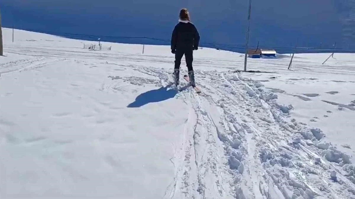 Giresun’da Eğribel Kayak Merkezi faaliyete başladı