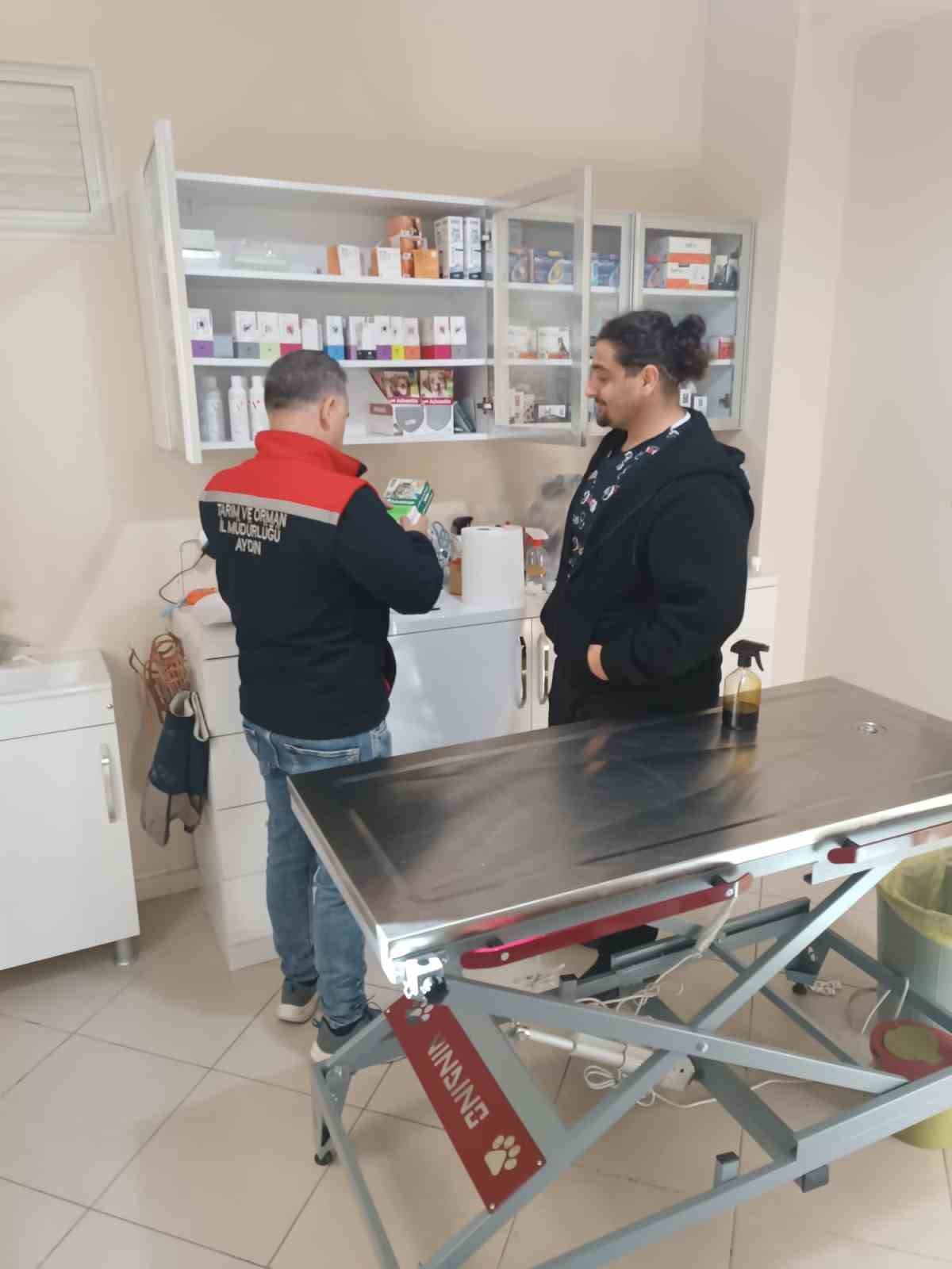 Söke’de özel veteriner klinikleri denetlendi
