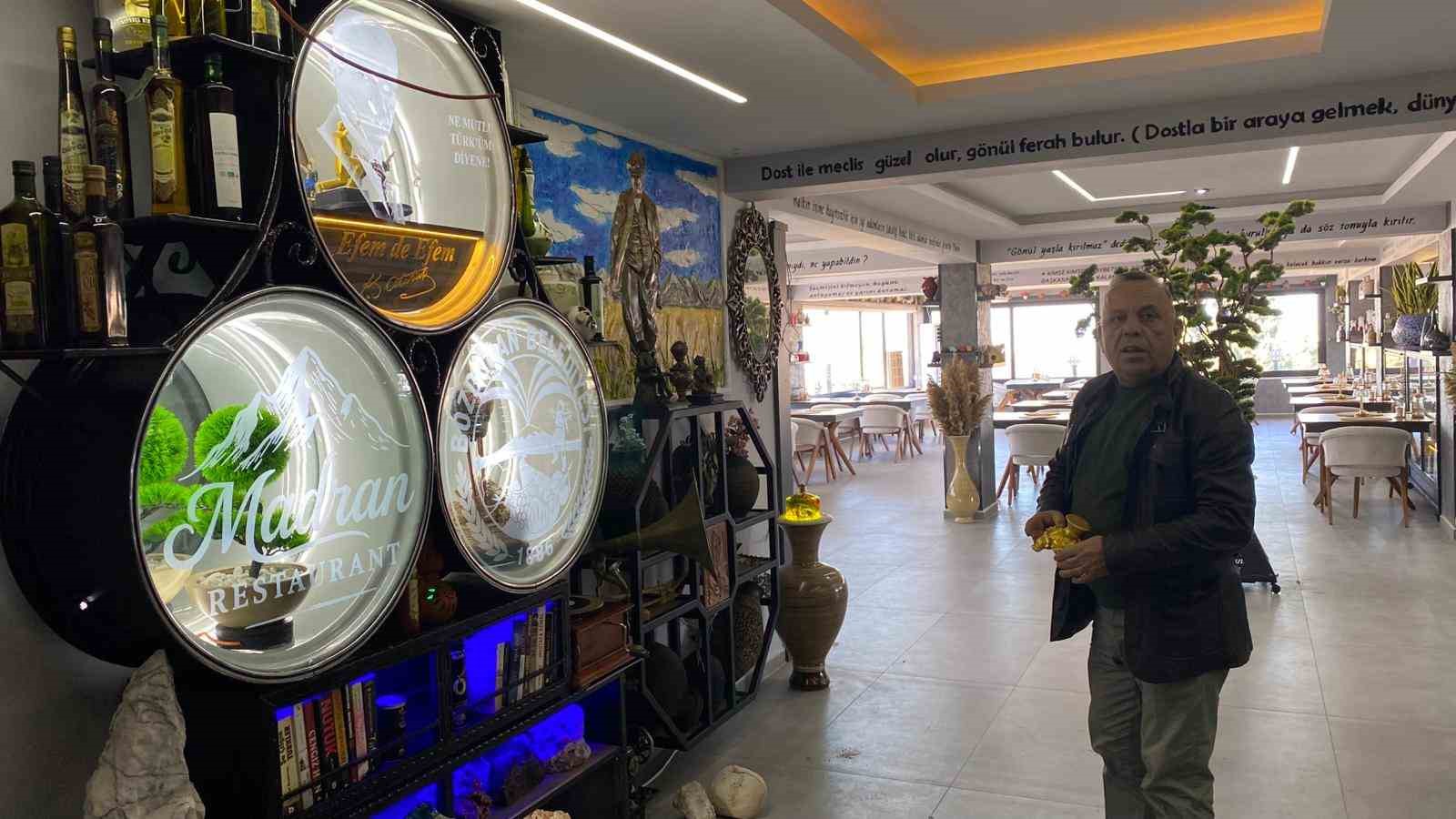 Bozdoğan’da Madran Restoran açılış için gün sayıyor
