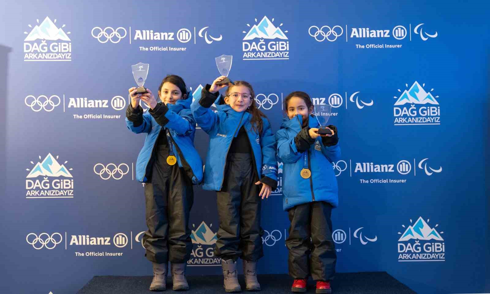 Allianz Türkiye ‘Dağ Gibi Arkanızdayız’ projesiyle Palandöken’de kız çocuklarını kayak sporuyla tanıştırdı