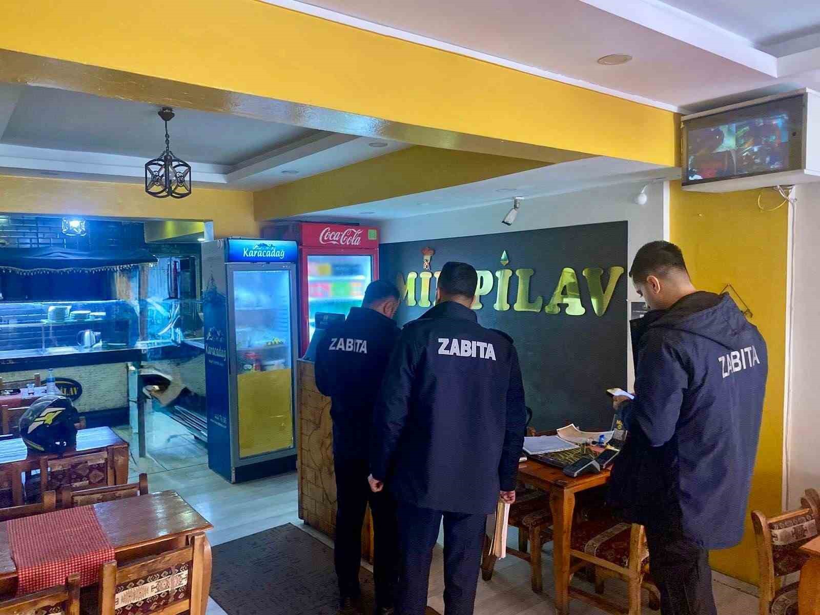 Siirt’te 4 iş yerine toplam 7 bin 171 lira idari yaptırım uygulandı