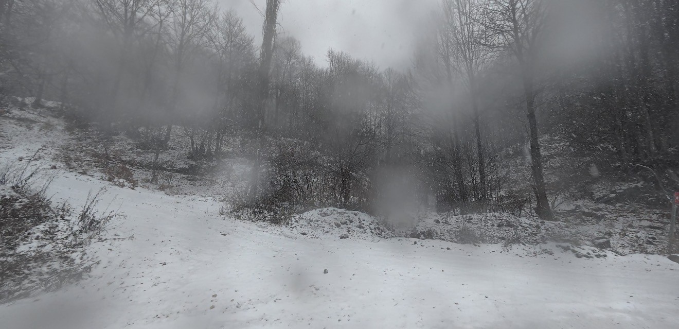 Tokat’ın yüksek kesimlerinde kar yağışı etkili oldu