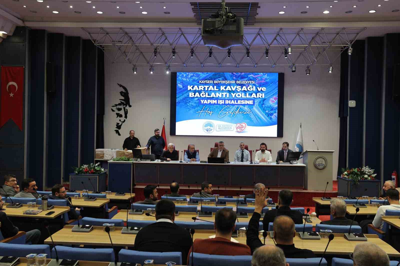 Büyükşehir’in Kartal Kavşağı ve Bağlantı Yolları Projesi’nde yapım ihalesi gerçekleştirildi