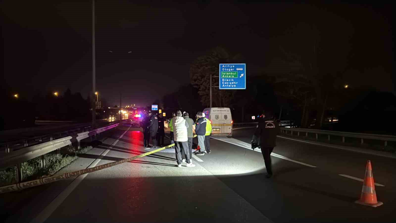 Yaya ge&ccedil;idine 20 metre mesafede kaza: 1 &ouml;l&uuml;
