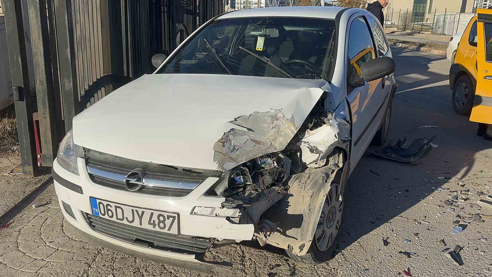 Elazığ’da trafik kazası: 1 yaralı