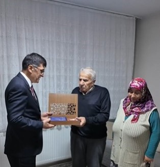 Başkan Eyüp Kahveci’den şehit polis Alaattin Özdemir’in ailesine ziyaret