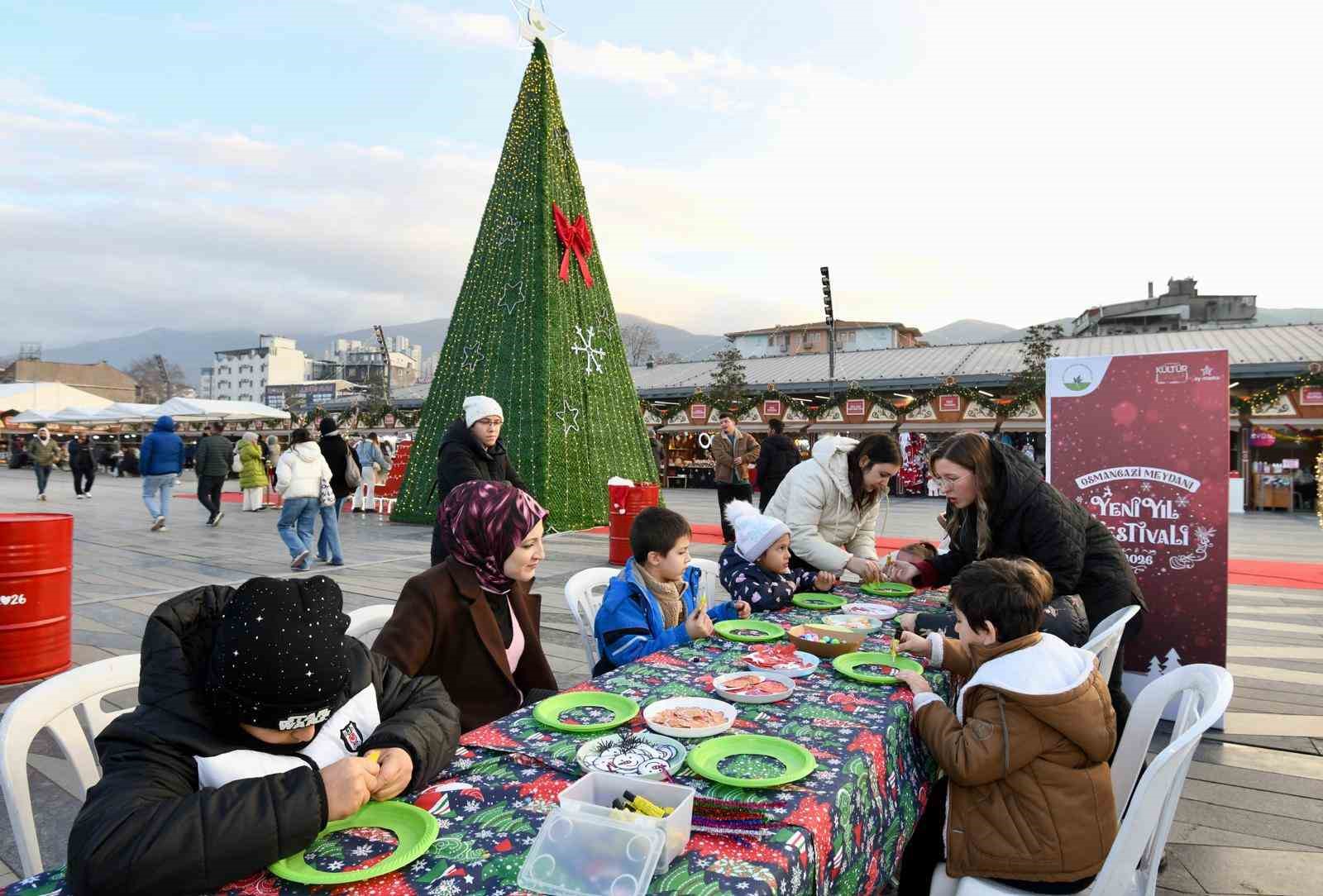 Osmangazi’de yeni yıl heyecanı meydanı sardı