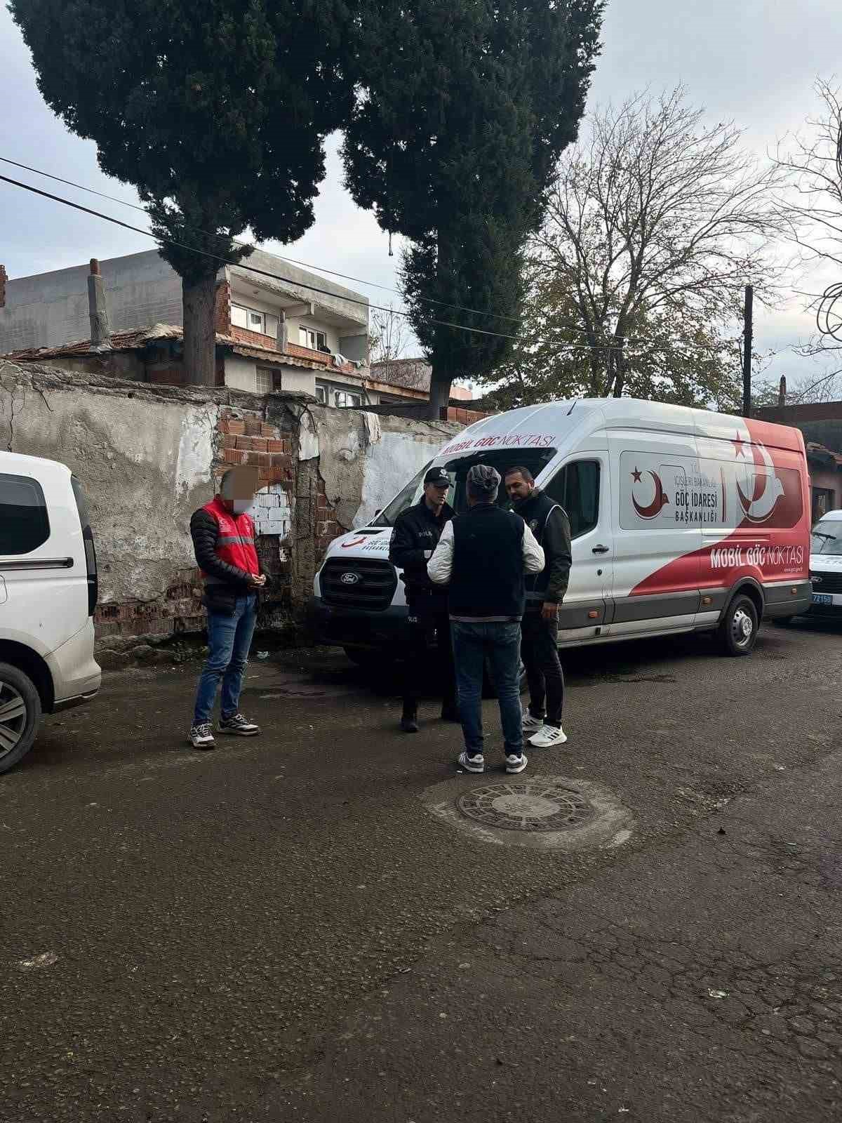 Bursa’da düzensiz göçmen denetimi