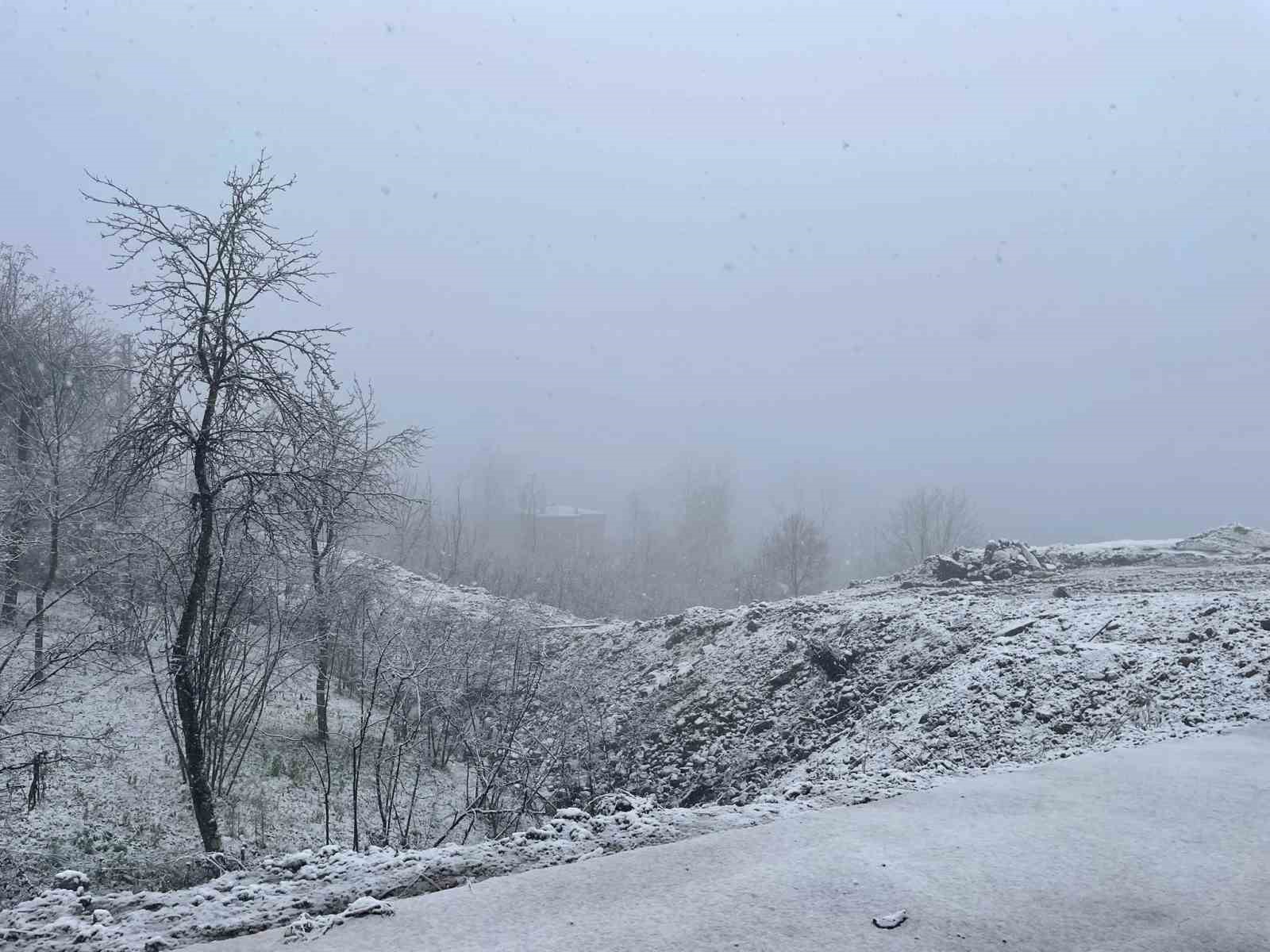 Ordu’nun yüksekleri beyaza büründü