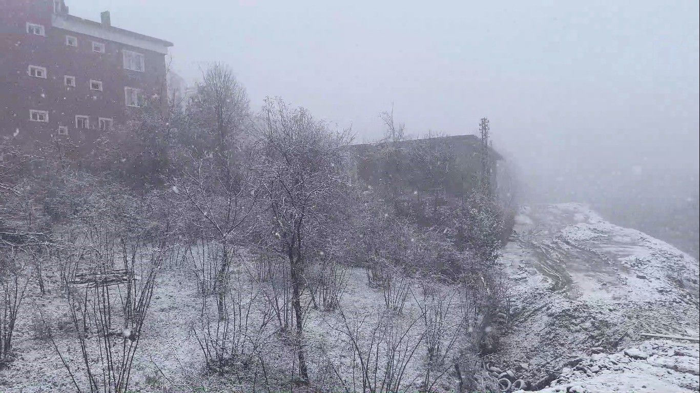 Ordu’nun yüksekleri beyaza büründü