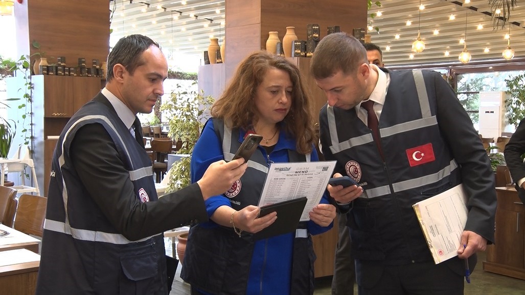 Ticaret Bakanlığı ekipleri kafe ve restoranları denetledi