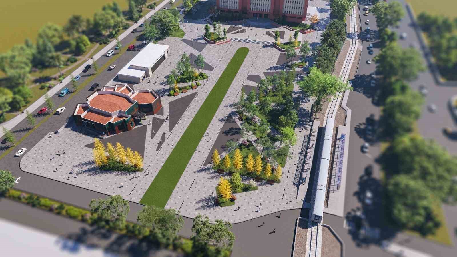 İstiklal Meydanı ve Kurtuluş Yolu’ndaki çalışmalar devam ediyor