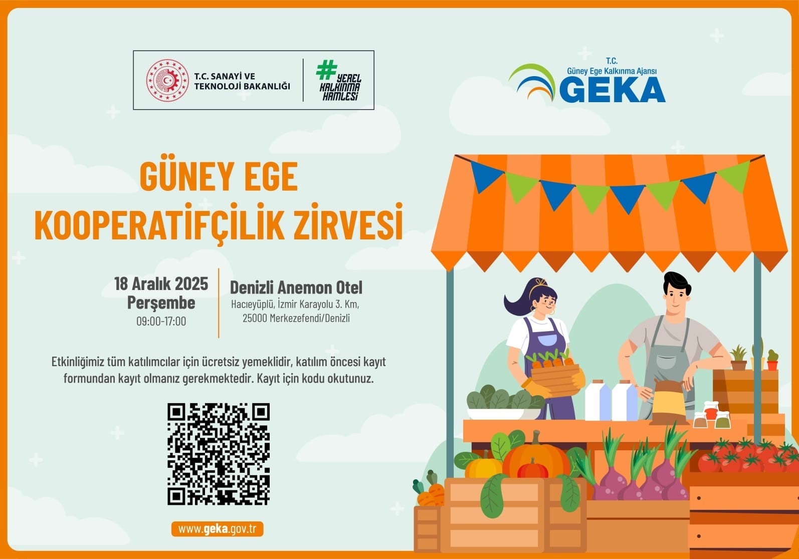 GEKA, Güney Ege Kooperatifçilik Zirvesine ev sahipliği yapacak