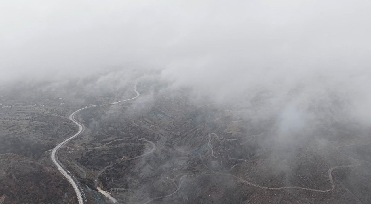 Çankırı’da sis etkili oldu