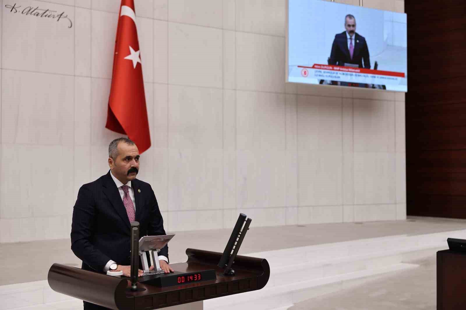 MHP’li Durgun: "Pestisit iddiaları kamuoyunda abartılı şekilde yer buluyor"