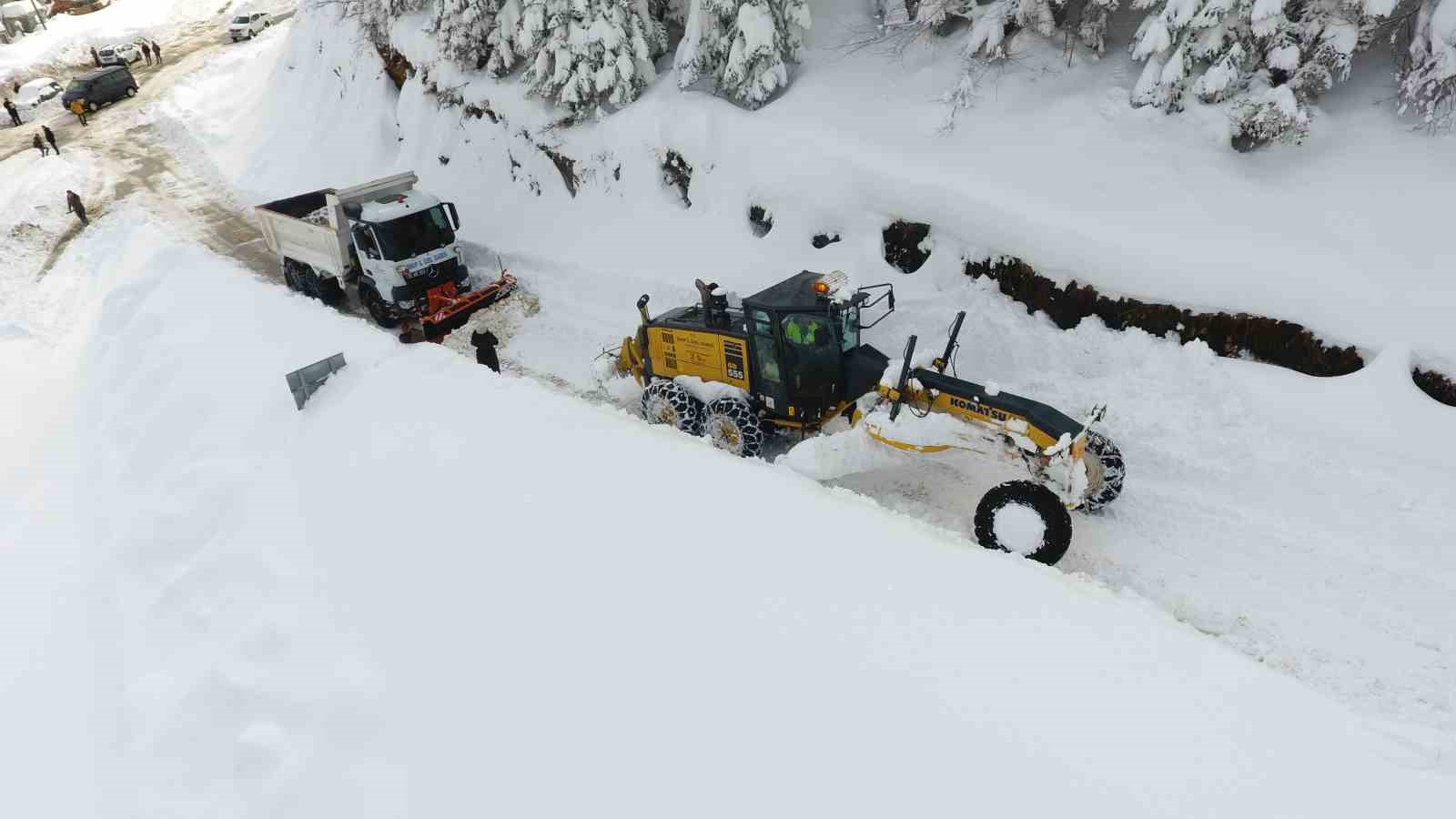 Sinop&rsquo;ta karla m&uuml;cadele
