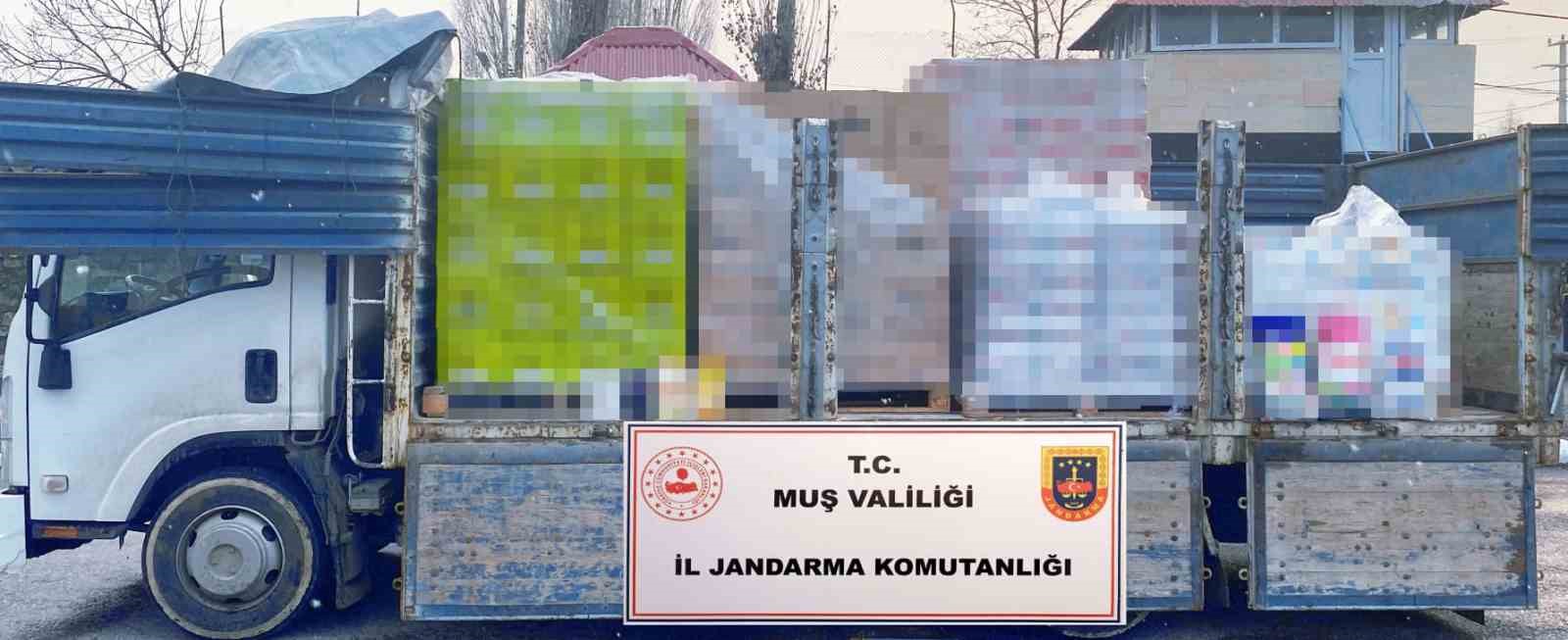 Muş&rsquo;ta 1 milyon 820 bin TL&rsquo;lik sahte &uuml;r&uuml;n ele ge&ccedil;irildi
