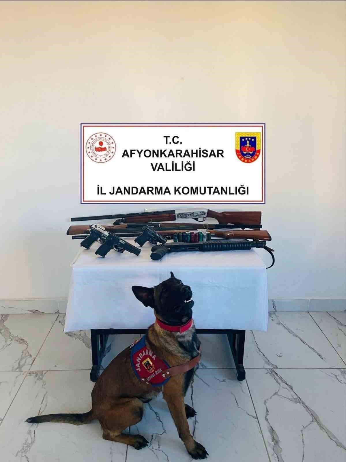 Jandarmadan ruhsatsız silah operasyonu