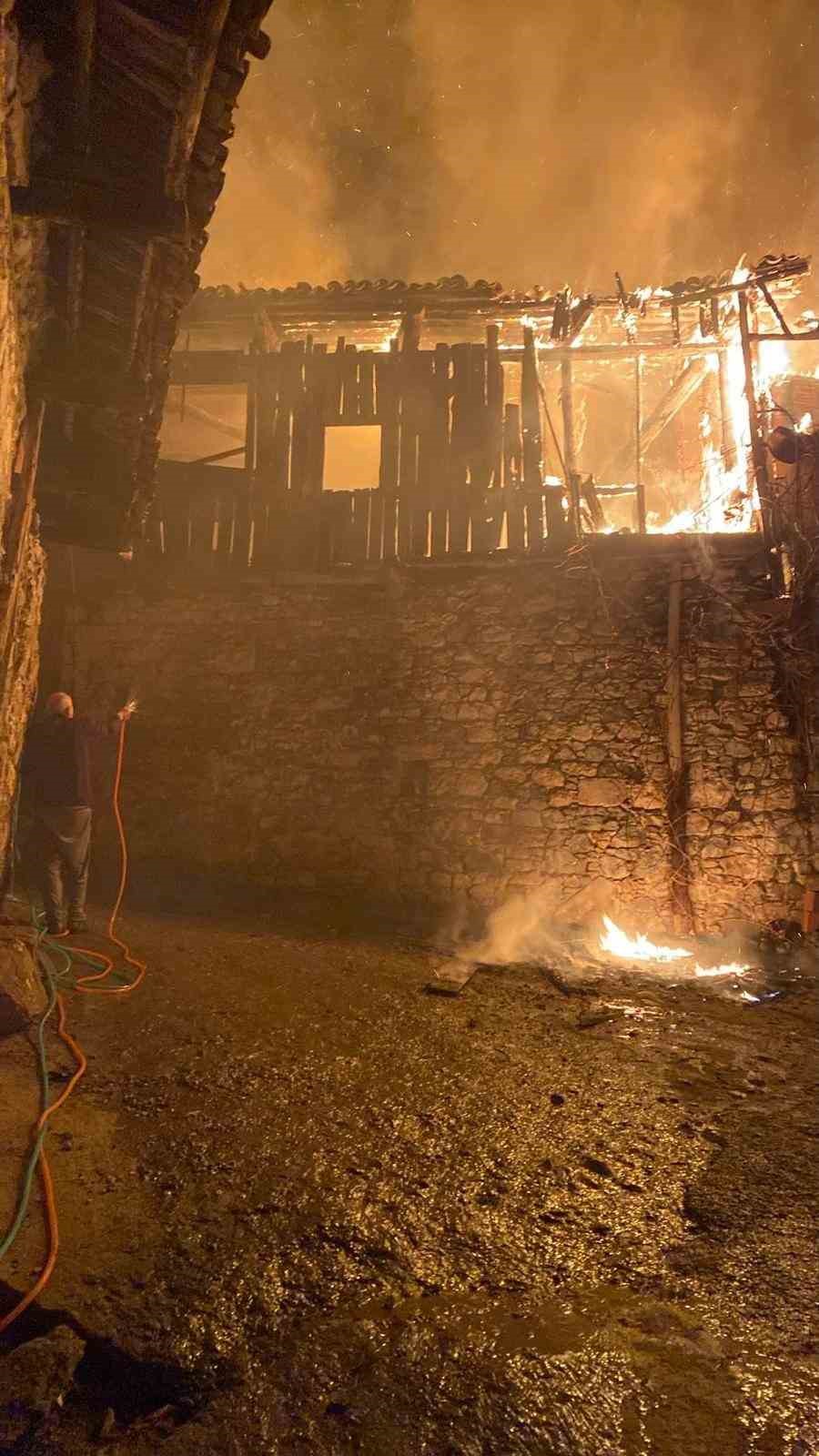 Manisa’da yangın felaketi