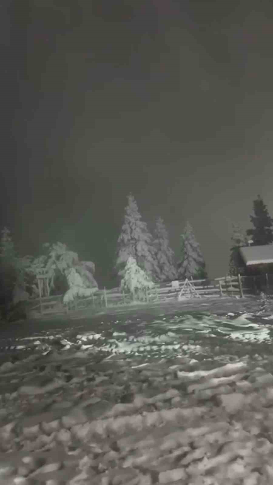 Bolu&rsquo;da kış turizmine yapay kar desteği
