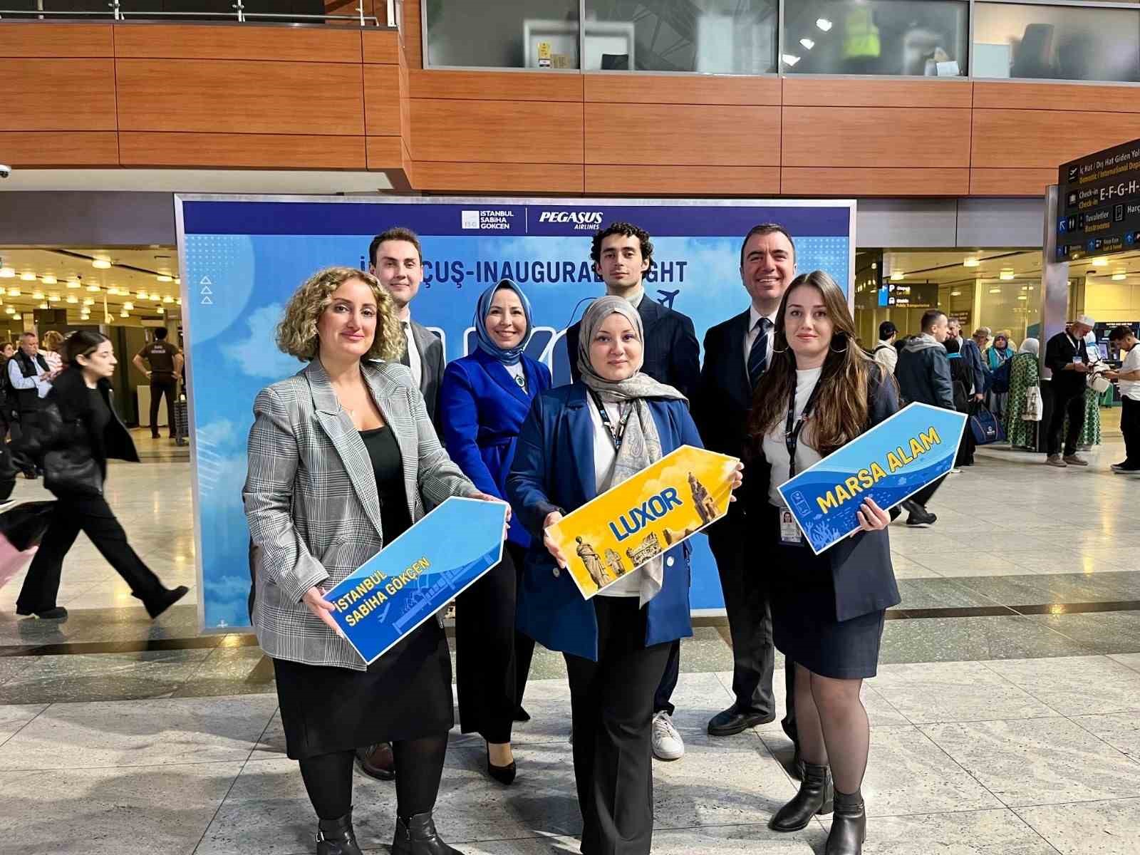 Sabiha G&ouml;k&ccedil;en&rsquo;den Mısır&rsquo;a iki yeni destinasyon: Luksor ve Marsa Alam&rsquo;a u&ccedil;uşlar başladı
