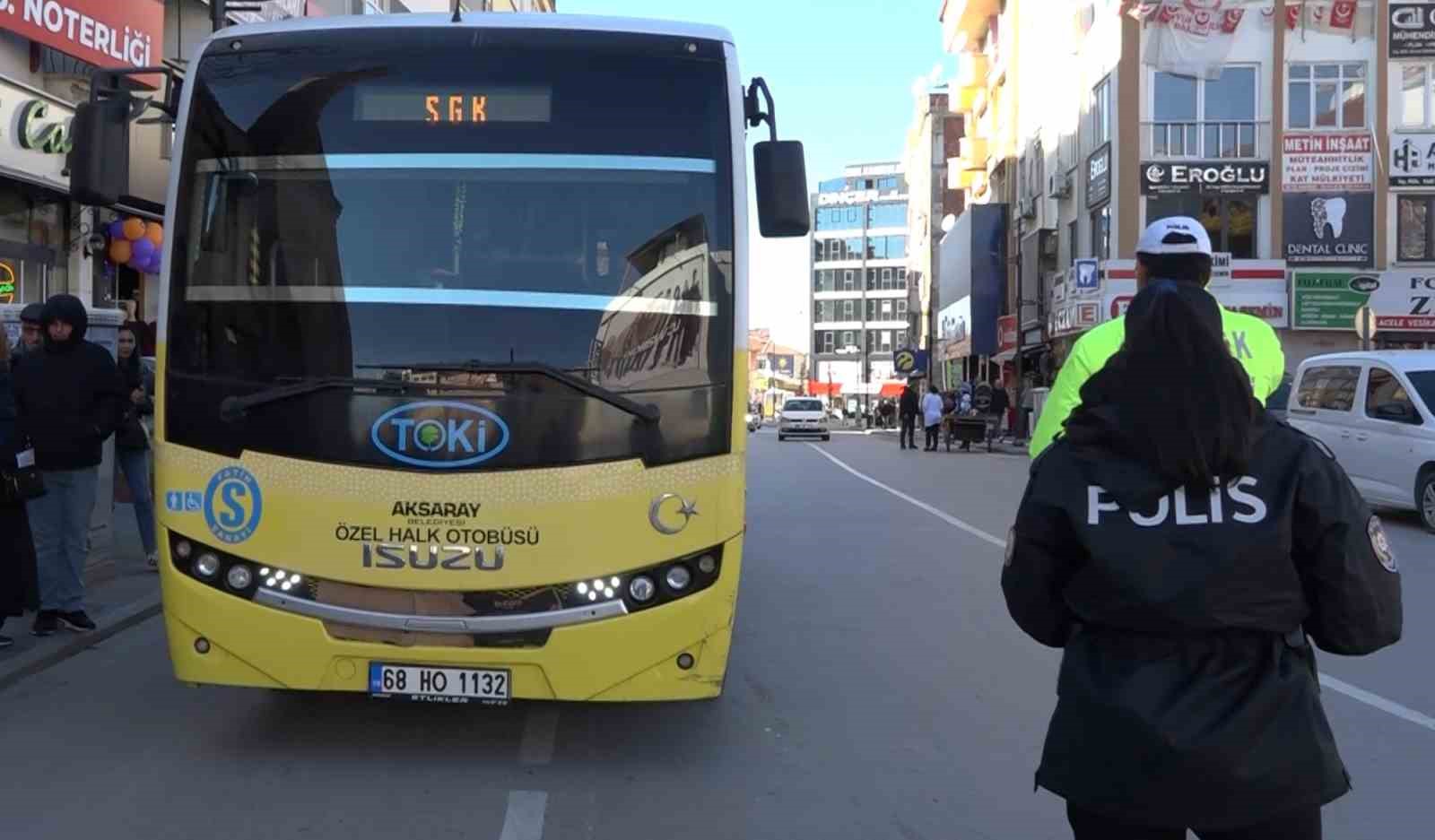 Şehir i&ccedil;i ulaşım minib&uuml;sleri aralıksız denetleniyor
