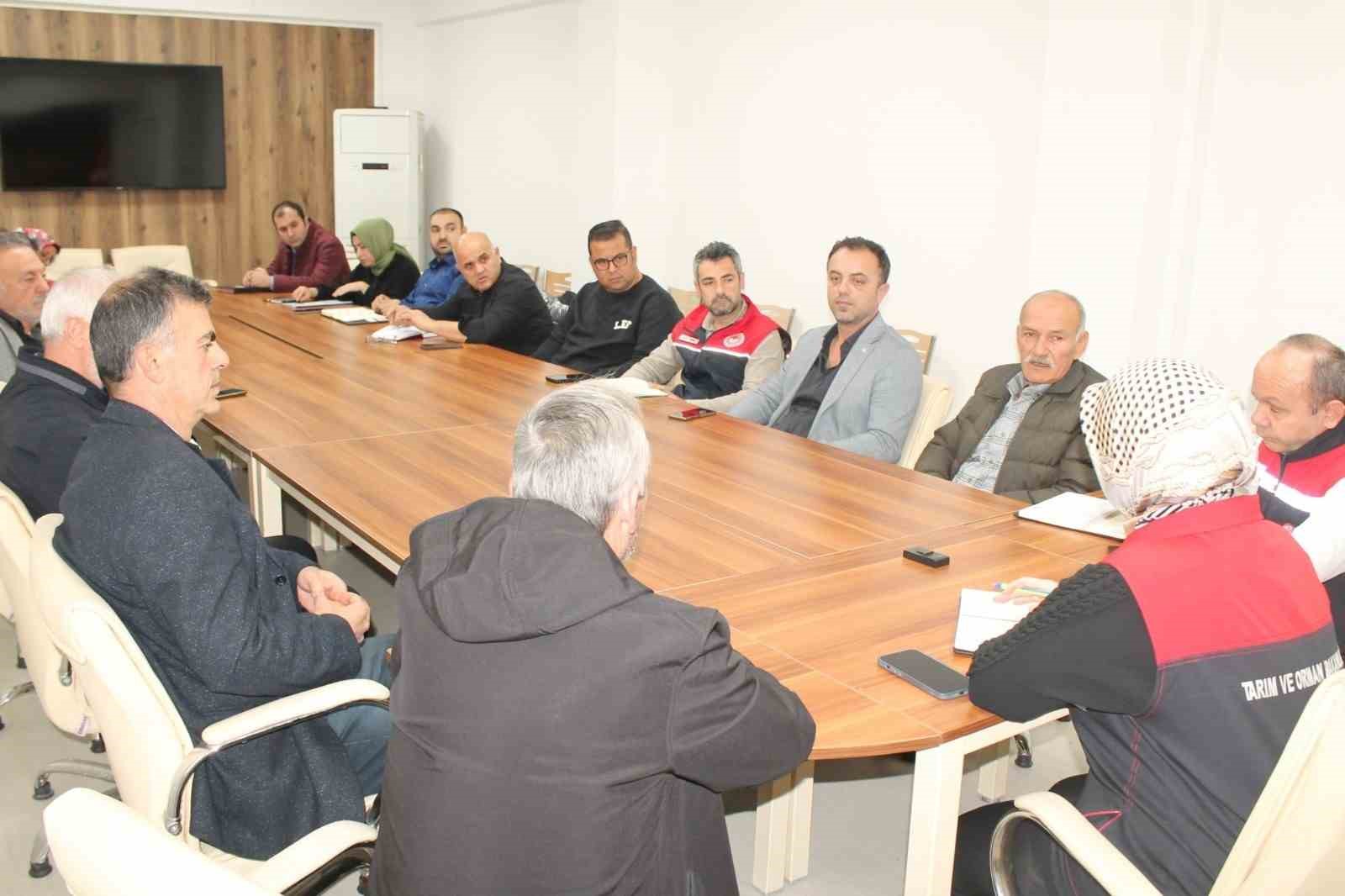 Tarımsal faaliyetleri değerlendirildi