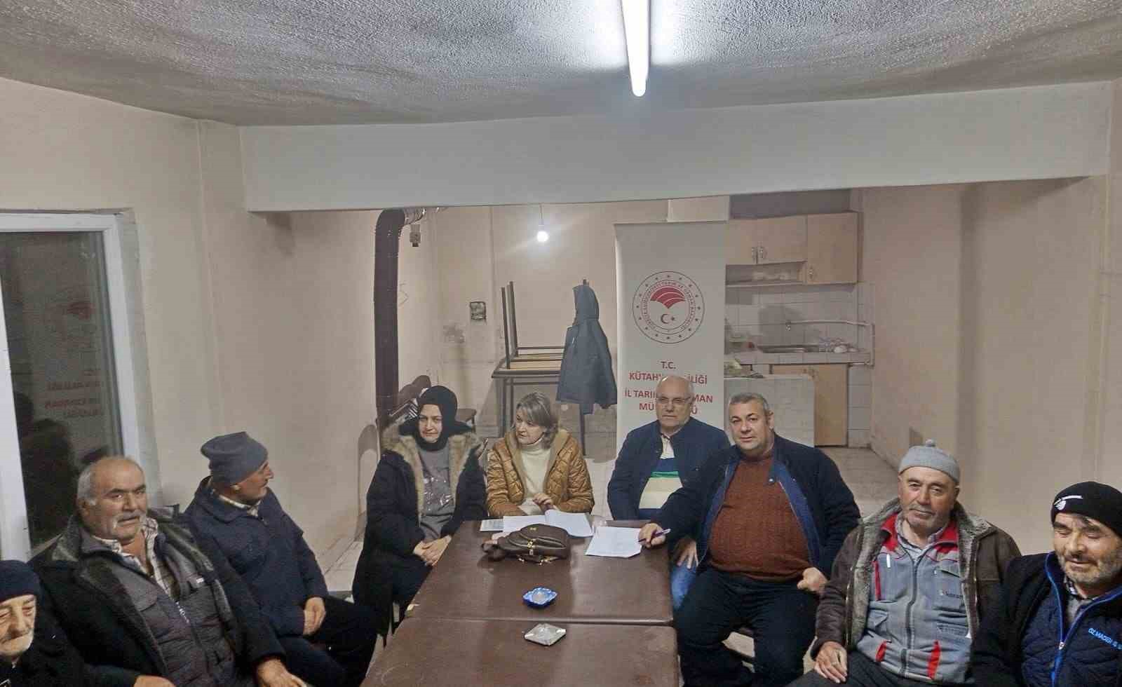 Kütahya’da çiftçi toplantıları düzenlendi