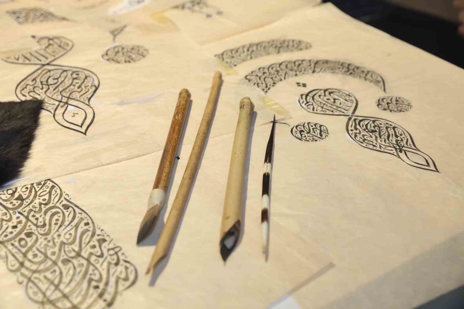 Gaziantep B&uuml;y&uuml;kşehir&rsquo;den "Kalemden Kalbe" H&uuml;sn-i hat sergisi
