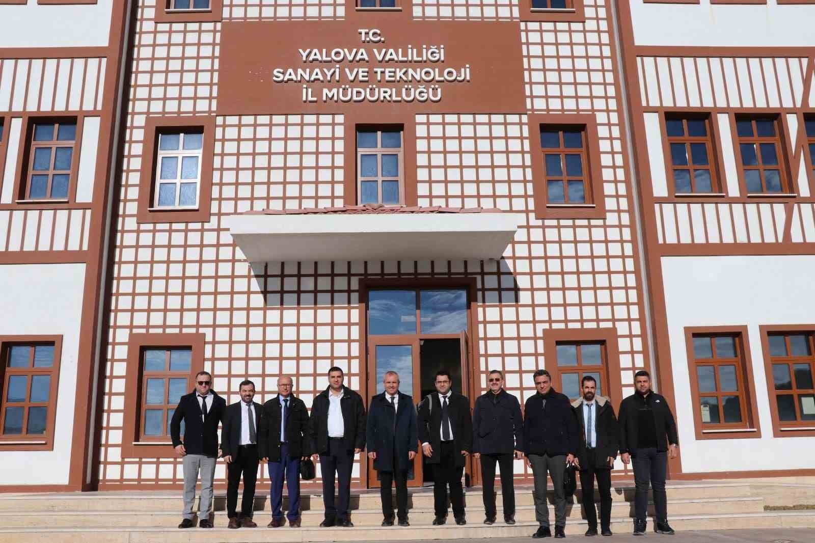 Yalova OSB&rsquo;de Sanayi ve Teknoloji Bakanlığı heyetinden saha incelemesi
